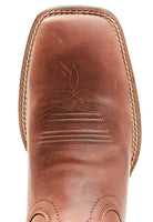 Justin Men's Bowline Brandy Cowhide Leather Wide Square Toe | SE7522