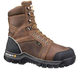 Brown leather lace up Carhartt Metatarsal boot